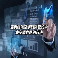 麦克维尔空调教你延长中央空调寿命的方法